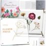 10″ x 10″ Acrylic Flower Pressing Kit with Storage Bag and Detailed Instructions