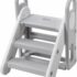 Frenchi Furniture 3-Tier Oval End Table