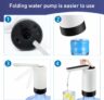 Electric Foldable Water Dispenser for 5 Gallon with Timing and Quantitive Pumping