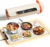 Electric Silicon Warming Tray w/ 11 Level Temp & 10 Hour Timer
