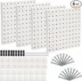 4 Pieces Pegboard Wall Organizer Panels