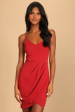 Women’s Forever Your Girl Rust Red Bodycon Dress