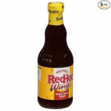 5-Pack Frank’s RedHot Stingin’ Honey Teriyaki Wings Sauce, 12 fl oz