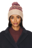 Free People Women’s First Frost Fairisle Pom Beanie