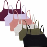 6-Pack Fruit of the Loom Women’s Spaghetti Strap Cotton Pullover Sports Bra