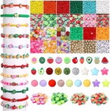 Fruits Polymer Clay Beads Friendship Bracelet Making Kit
