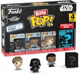 Funko Pop Bitty: Star Wars – Darth Vader, Lando Calrissian, Luke Skywalker and Yoda, & Mystery Chase Figure
