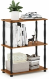 Furinno Turn-N-Tube 3-Tier Compact Multipurpose Shelf Display Rack with Classic Tube