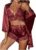 3-Pc Women’s Satin Silk Pajamas Sets w/ Robe