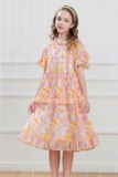 Girl’s Floral Ruffle Dress