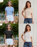 GRACE KARIN Women’s Summer Lightweight Short Sleeve Pullover Top