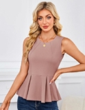GRACE KARIN Women’s Peplum Blouse