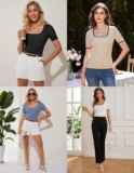 GRACE KARIN Womens Summer Sweater Top