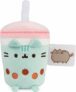 GUND Pusheen Boba Tea Cup Plush Cat Stuffed Animal for Ages 8 and Up, Green/Pink, 6”