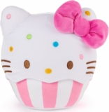 GUND Sanrio Official Hello Kitty Cupcake Plush, Stuffed Animal for Ages 1 and Up, Pink/White, 8”
