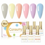 6 Colors Pastel Gel Polish Kit, 12mL