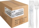 1000-Count Genuine Joe Individually Wrapped Fork