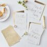 24-Pc Ginger Ray Gold Foiled Milestone Wedding Cards Engagement Gift