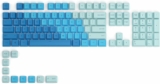 Glorious GPBT Dye Sublimated Keycaps (Caribbean Ocean) -Thick PBT Plastic 114 Keycap Set for 100% Full Size, 85% 80% TKL, 60% Compact, 75% Mechanical Keyboards