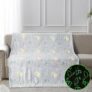 Glow in The Dark Dinosaur Blanket