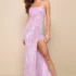 Flirtatious Glamour Hot Pink Rhinestone Backless Maxi Dress