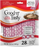 Good ‘n’ Tasty Triple Flavor Puree Mix-Ins Dog Food Topper Treats for All Dogs, 28 Count