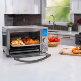 Gourmia 200oz Air Fryer Toaster Oven Stainless Steel 1700W Airfryer