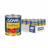 48-Pack Goya Foods Seasoned Tomato Sauce, Hot, 8 Ounce