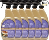6-Pack Granite Gold Clean and Shine Spray for Granite, Marble & Other Natural Stone & Quartz Surfaces, 24 Ounce