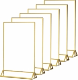 6 Pack Acrylic Sign Holders 4×6