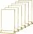 6 Pack Acrylic Sign Holders 5×7