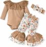 3-Pc Baby Girl’s Outfit Set