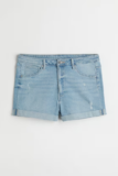 H&M Women’s High Waist Denim Shorts