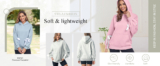 Womens Sweatshirts Hoodies w/ Bowknot Sleeve