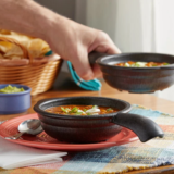 24-Pack H.S. Inc 12 oz. Commercial Serving Bowl with Handle, Round Polypropylene, Stackable, Microwave & Dishwasher Safe
