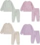 2-Pc HUGGIES Unisex Baby Velour Crewneck Sweatshirt and Jogger Pants Set, Size 3/6M