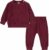 2-Pc HUGGIES Unisex Baby Waffle Knit Crewneck Sweatshirt and Pants Set