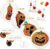 4-Sets Halloween Pumpkin Embroidery Kits