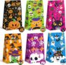 48 Pack Halloween Treat Bags with Stickers