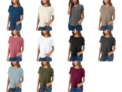 Women’s Summer Short Sleeve High Low Loose T Shirt