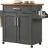 Industrial Bedside Table with 2 Fabric Drawers