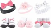 Hudson Baby Girl’s Headband and Socks Giftset