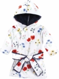 Hudson Baby Unisex BabyMink with Faux Fur Lining Pool and Beach Robe Cover-ups, Size 12-18 Months