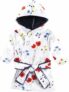 Hudson Baby Unisex BabyMink with Faux Fur Lining Pool and Beach Robe Cover-ups, Size 12-18 Months