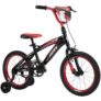 Huffy Moto X 16 Inch Kid’s Bike with Training Wheels, Quick Connect Assembly