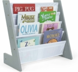 Humble Crew Kids Bookshelf 4 Tier Book Organizer