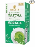 6-Pack 25-Count Hyleys Matcha Tea Bags with Moringa Oleifera
