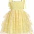 Toddler Girl’s Tulle Princess Dress w/ Sparkly Headband
