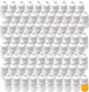 80-Count 2ml Plastic Empty Dropper Bottles Squeezable with Screw Cap and Plug for Home and Travel