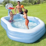 Intex 101 Inch Swim Center Shootin’ Hoops Inflatable Family Swimming Pool